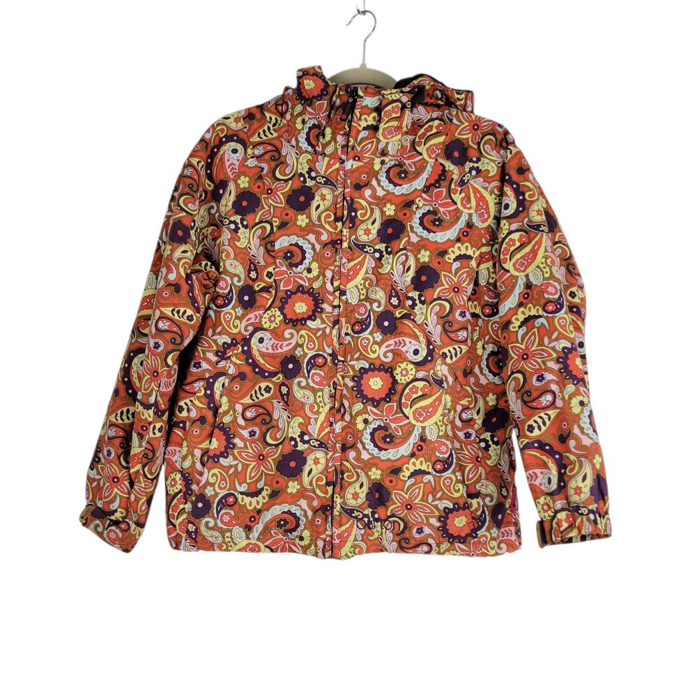 Burton Youth Girl's Snow Boarding Jacket Coat XL Insulated Hooded Multicolor